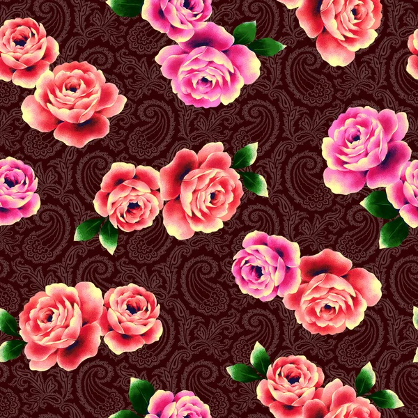 장미 패턴 — 스톡 사진