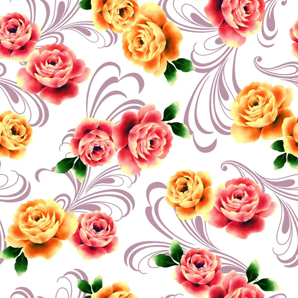 Pattern of the rose — Stock Photo, Image