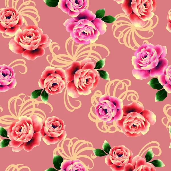 Pattern of the rose — Stock Photo, Image