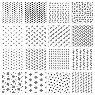Mayalı kumaş kullanarak kusursuz desen koleksiyonu,