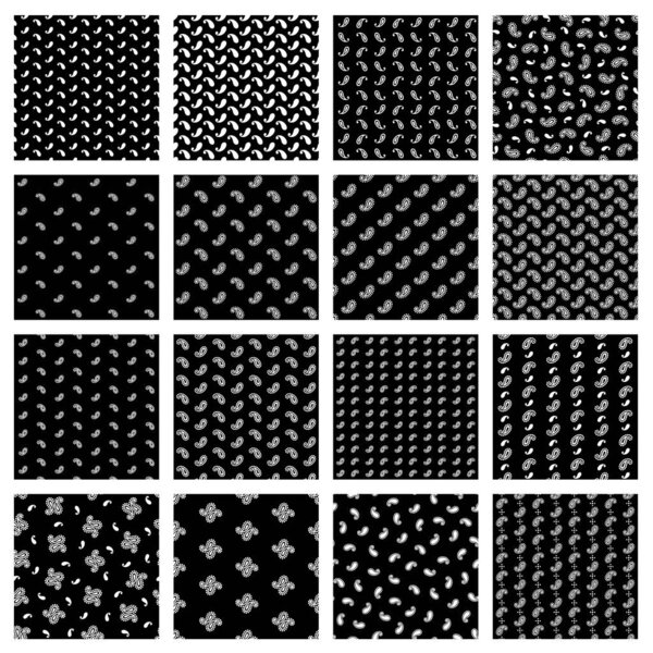 Seamless pattern material collection using paisley,