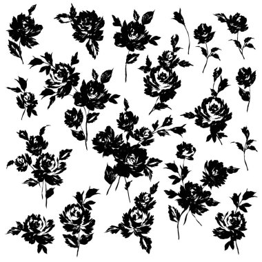 Soyut ve etkileyici bir çiçek malzemesi.,