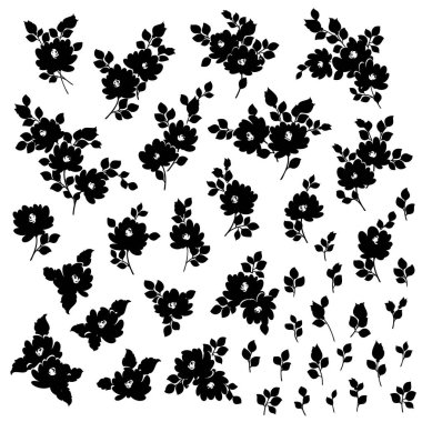 Soyut ve etkileyici bir çiçek malzemesi.,