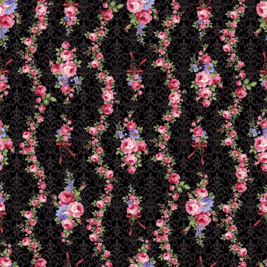 Güzel gül dikey çizgisi, pürüzsüz desen.,