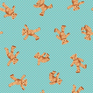 Sevimli ayı çiziminin kusursuz deseni,