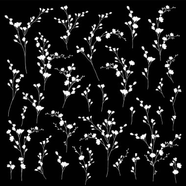 Soyut ve etkileyici bir çiçek malzemesi.,