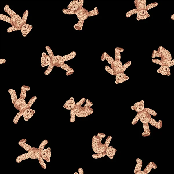 Sevimli ayı çiziminin kusursuz deseni,