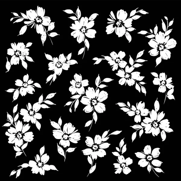 Soyut ve etkileyici bir çiçek malzemesi.,