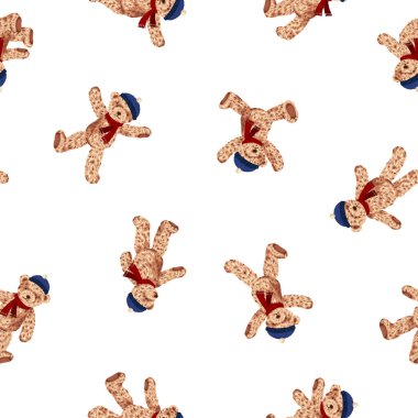 Sevimli ayı çiziminin kusursuz deseni,