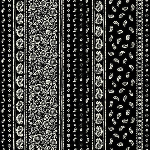 Patrón Chintz Sin Costura Abstracto Irregular — Archivo Imágenes Vectoriales