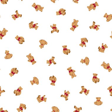 Sevimli ayı çiziminin kusursuz deseni,