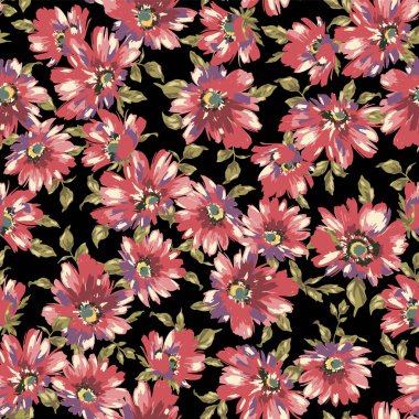 Kusursuz ve soyut yaprak örnekleme deseni,