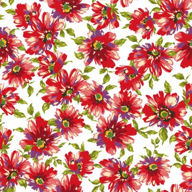 Kusursuz ve soyut yaprak örnekleme deseni,