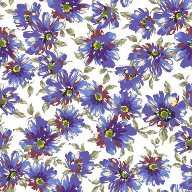 Kusursuz ve soyut yaprak örnekleme deseni,