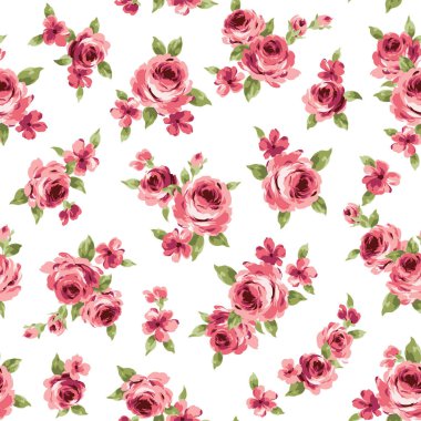 Kusursuz ve güzel çiçek örnekleme deseni,