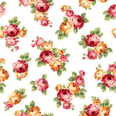 Güzel bir buket gülle kusursuz bir desen.,