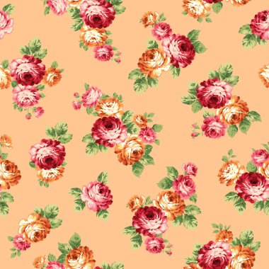 Güzel bir buket gülle kusursuz bir desen.,