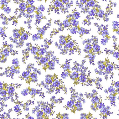 Kusursuz ve güzel çiçek örnekleme deseni,