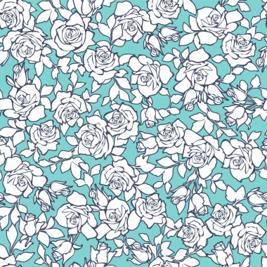 Güzel bir buket gülle kusursuz bir desen.,