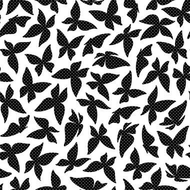 Basit ve güzel kelebek pürüzsüz desen,