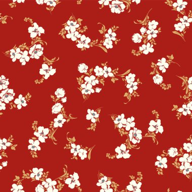 Kusursuz ve güzel çiçek örnekleme deseni,