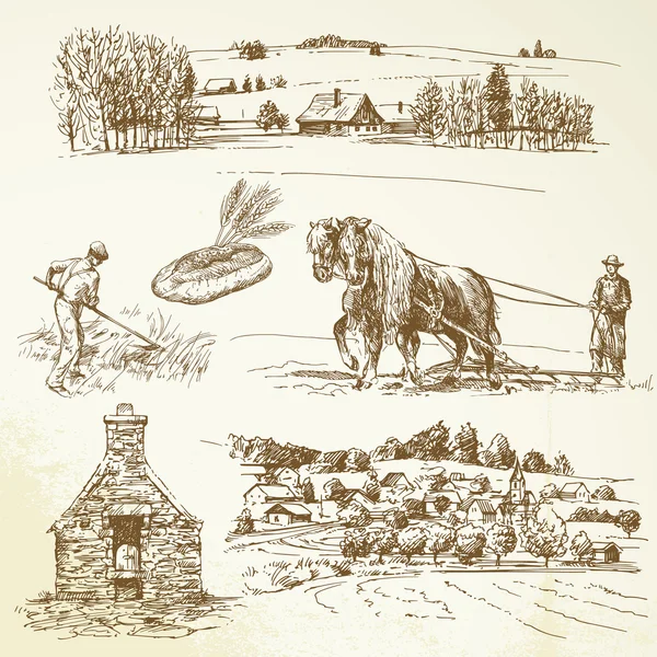 kırsal peyzaj, tarım, köy