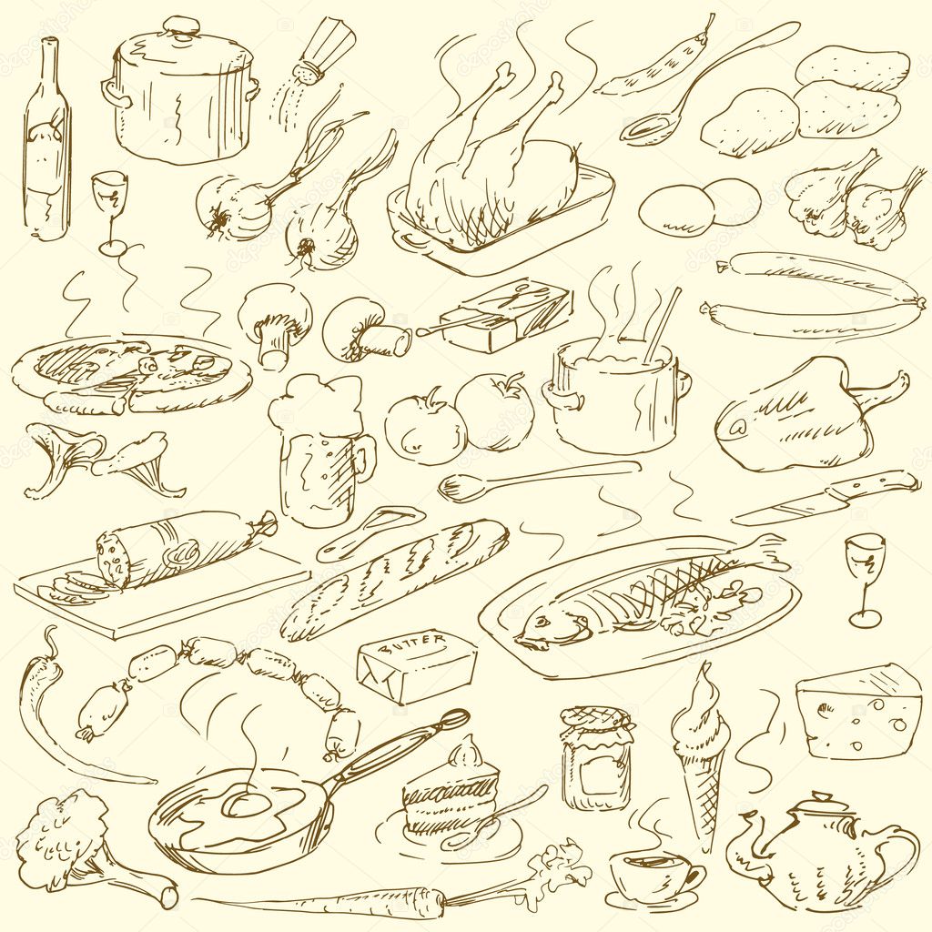 Food doodles