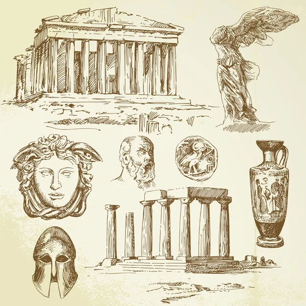 Grèce antique — Image vectorielle