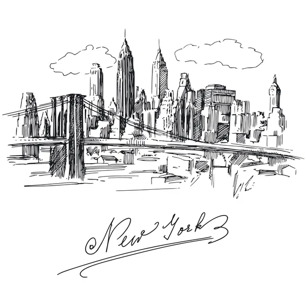 new york city skyline vector new york city skyline vector