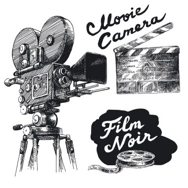 film kamera-orijinal el çekilmiş koleksiyonu