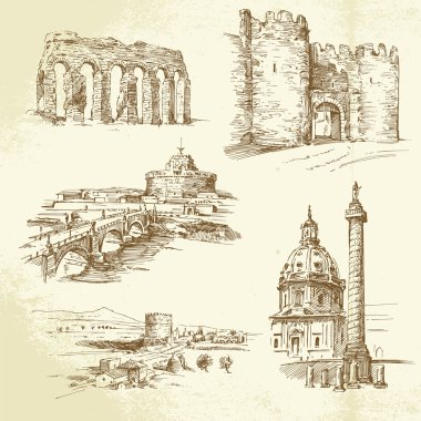 Roma - elle çizilmiş ayarla