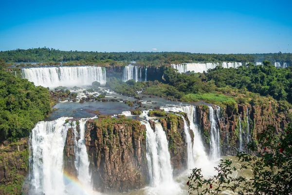 Vista Las Cataratas Del Iguazú Iguazú Brasil — Foto de Stock