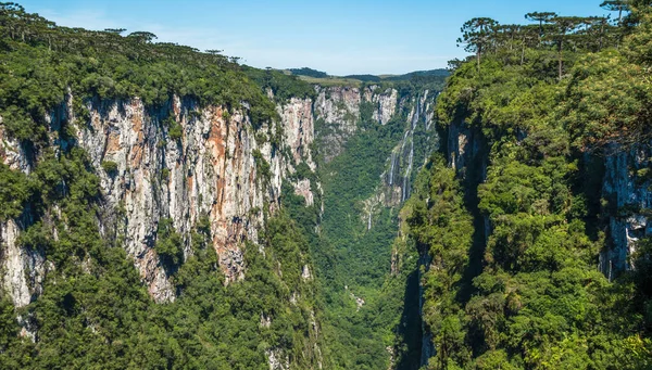 Itaimbezinho Kanyonu 'nun güzel manzarası - Cambara do Sul, Rio grande do Sul, Brezilya