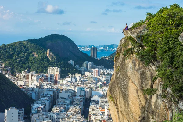 Paisaje Urbano Río Janeiro Desde Una Sus Muchas Colinas Río —  Fotos de Stock