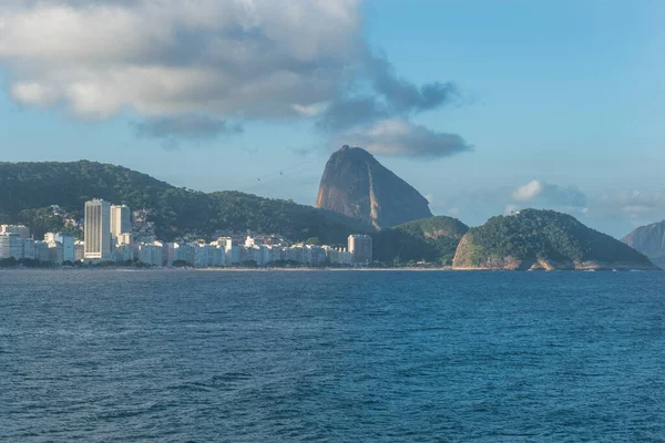 Hermosa Vista Día Playa Copacabana Barrio Fortaleza Copacabana Forte Copacabana —  Fotos de Stock