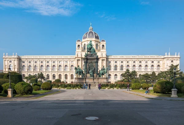 Viena Austria Octubre 2018 Hermosa Vista Del Museo Historia Natural — Foto de Stock