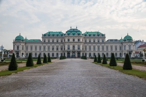 Viena Austria Octubre 2018 Hermosa Vista Del Palacio Belvedere — Foto de Stock