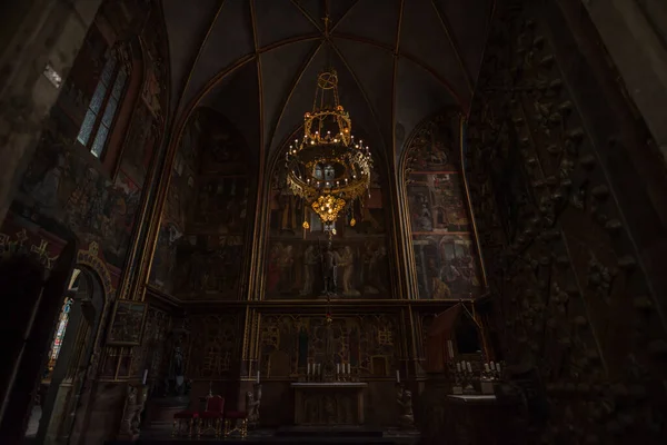 Prague Czech Republic June 2019 View Wenceslas Chapel Famous Vitus — Stock Photo, Image