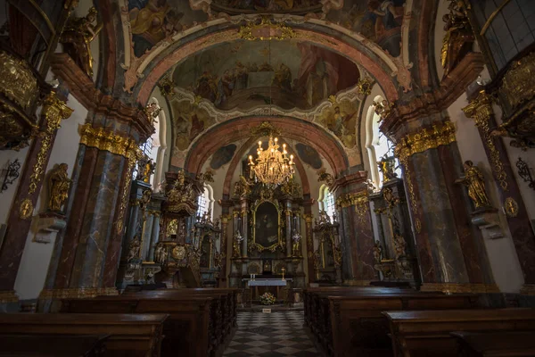 Prague Czech Republic June 2019 View Baroque Church Nativity Loreto — 图库照片