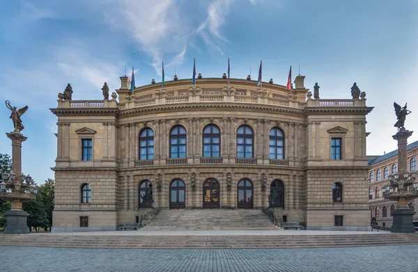 Praga República Checa Junio 2019 Vista Del Rudolfinum — Foto de Stock