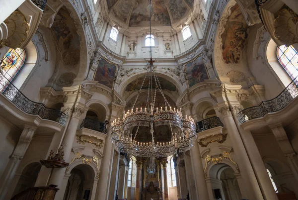 Мюгге Чехия Июнь 2019 Года Вид Изнутри Красивую Церковь Святого — стоковое фото