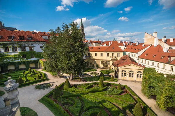 Praga República Checa Junio 2019 Vista Del Hermoso Jardín Barroco — Foto de Stock