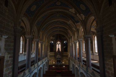Plzen, Czech Republic, June 2019 - Internal view of the Great Synagogue 