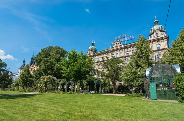 View Safarikovy Sady Beautiful Park Plzen Plzen Czech Republic — Foto de Stock