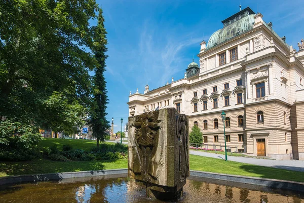 Plzen República Checa Junio 2019 Vista Lateral Del Teatro Tyl — Foto de Stock