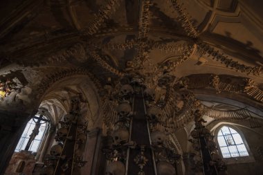 Kutna Hora, Çek Cumhuriyeti, Haziran 2019 - Sedlec Ossuary görüşü (Kostnice Sedlec)