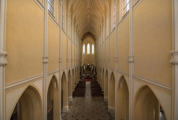 Kutna Hora République Tchèque Juin 2019 Vue Nef Principale Cathédrale — Photo