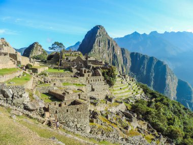View of Machu Picchu beautiful site by the early morning - Machu Picchu, Peru