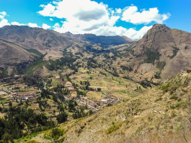 View of Pisac incan site - Pisac, Peru