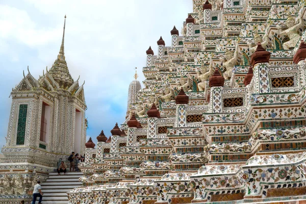 Bangkok Tailandia Noviembre 2017 Vista Wat Arun También Conocido Como —  Fotos de Stock